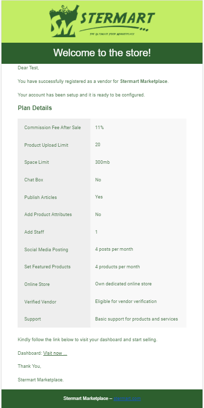 How To Set Up Your Store After Seller Approval on Stermart Marketplace