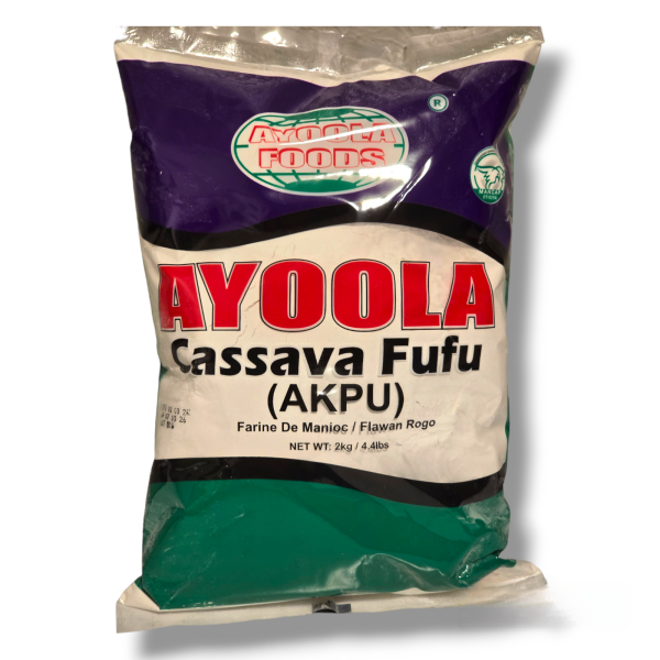 Ayoola cassava fufu akpu flour